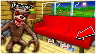 FRANZ & JOJO SEMBUNYI DI BAWAH SOFA DARI RUSA MENGERIKAN di MINECRAFT
