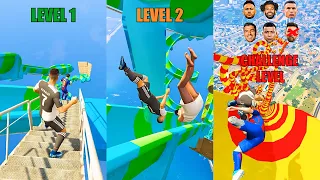 Ronaldo Water Slide Level 1, Level 2 & CHALLENGE Level