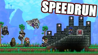 Terraria Veterans SPEEDRUN and break Terraria