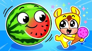 Yummy Watermelon 🍉 My Teeth 🦷 Funny Kids Songs 😍