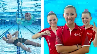 We Had ONE Hour to Learn Olympic Artistic Swimming! Who Will Win the Final Performance?