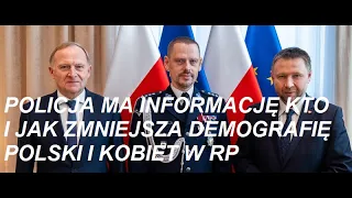 szef  Policji Marek Boroń posiada informacje na temat przyczyn spadku urodzeń demografii w Polsce