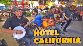 Aransemen Kelas! HOTEL CALIFORNIA Astro Acoustic Malioboro Cover (Pengamen Akustik Jogja) EAGLES