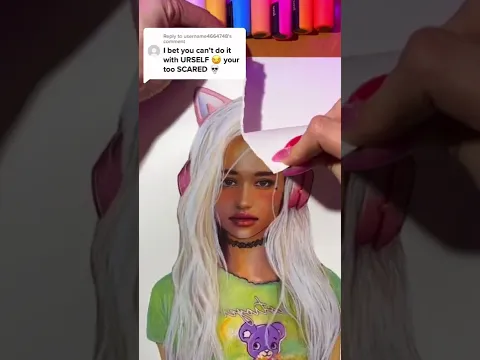 I can’t believe i DESTROYED my self portrait for THIS😭😳 | JULIA GISELLA #anime #ad #dislyte