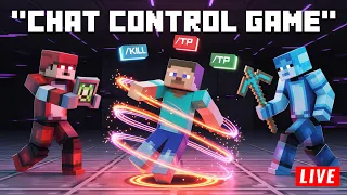Minecraft But Subscribers can control my LADDER-GAME😈 #minecraft #axminer1m