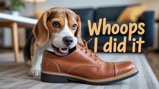 Dog Tries to Hide the Evidence!