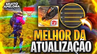 DEPOIS DA ATUALIZAÇÃO!🤪🔥 A MELHOR SENSIBILIDADE PARA SUBIR CAPA NA NOVA ATUALIZAÇÃO DO FREE FIRE!