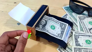 اختراع آلة تحول الورق دولارات يمكنك عملها في المنزل - بقيت مليونير 🤑 Make bucks