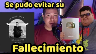 ⛔️Fallece Youtuber Salvadoreño⛔️ CALLEJAS 503 Que fue lo QUE LE PASO /SE PUDO EVITAR