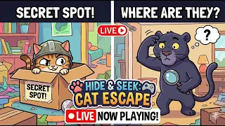 Lets gooo:Hide and Seed Cat escape