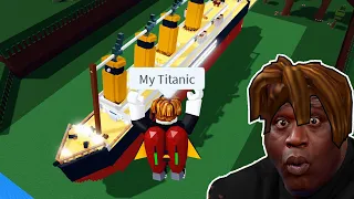 Roblox Build a Boat Funny Moments (Titanic)