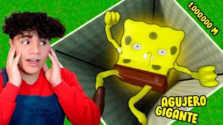 BOB ESPONJA VS AGUJERO GIGANTE!?