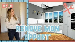 Nouveau parquet, Plans cuisine, Moulures, Carrelage, Peinture... Rénove mon appart Ep.3