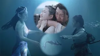为得到人鱼之泪，狠心父亲用女儿诱惑鲛人，被鲨鱼围攻葬身大海。🌊【斛珠夫人 Novoland: Pearl Eclipse】
