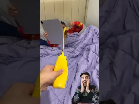 EMPTY BOTTLE PRANK ON MY BROTHER #shorts