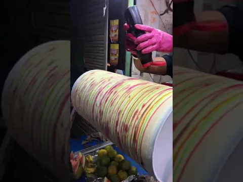Roller Coaster wali Natural Fruit Kulfi 😳😍 #shorts