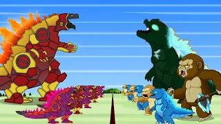GODZILLA & KONG LIFE: HOT Kong vs COLD Godzilla. What happened ? | Godzilla Animation