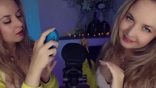 ASMR Two close... and yet so far 👭 The best triggers from twins for your sleep