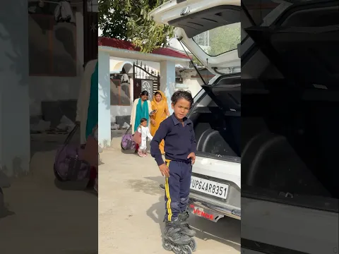Car ki diggi me chhip ke chala gaya naani ghar #shorts #advik #viral #skating