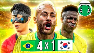 ♫ VIROU BAILE!!! BRASIL FAZ 4 NA COREIA E VAI PRAS QUARTAS! | Paródia Tchuco Nela - Rogerinho