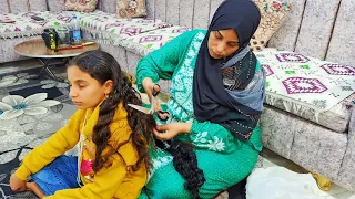 اتجننت وقصيت شعر بناتى اقسم بالله عمرى ما تخيلت احط على شعرهم الحجات دى والنتيجه😱