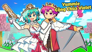 YUMMIE CÔNG CHÚA VIOLET BẢO VỆ HOÀNG TỬ HIHA TRONG MINECRAFT*TÌNH YÊU CÔNG CHÚA ❤️👰🏻‍♀️🤵🏻