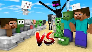 Minecraft Mobs : MONSTERS VS SCIENTIST - Minecraft Animation