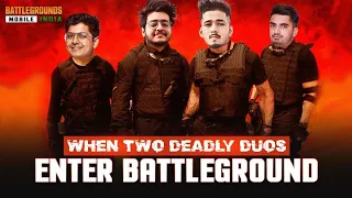 WHEN 2 DEADLY DUOS ENTER THE BATTLEGROUNDS || BGMI SCRIMS WWCD