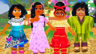 24 HORAS 👀 como PERSONAJES de 💖 ENCANTO 💖  Momentos divertidos en Roblox de Andre se hace gamer