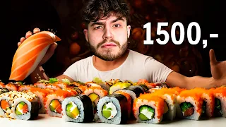 NEJLUXUSNĚJŠÍ SUSHI V ČESKU (ochutnávka)