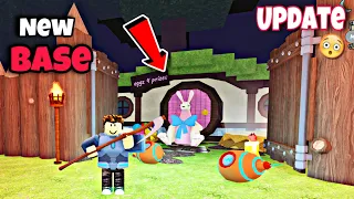 Update Rabbit and building Base solo survival 99 nights in forest ROBLOX