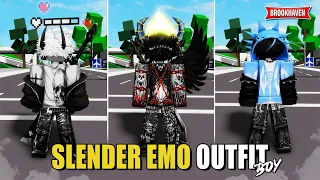 OUTFIT SLENDER EMO For Boy Di Brookhaven ID/CODES - Roblox Part 7