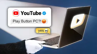 How I Played Minecraft on A YouTube Play Button!