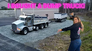 I DID IT! I BOUGHT MY FIRST DUMP TRUCK! 2003 Kenworth Truck and Pup Sturdyweld Dump Truck.