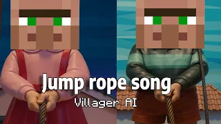 Jump Rope Song Squid Game Season 3 - Minecraft Villager (AI Cover)