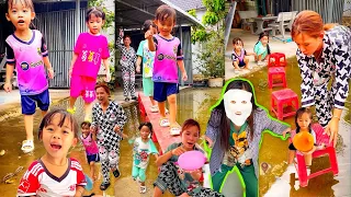 Hài vui nhộn Cây cầu mùa nước lủ đi té gãy răng luôn