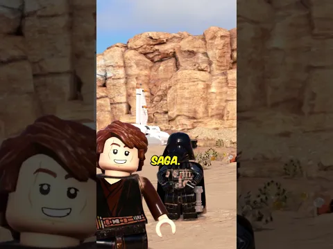 What happens when Anakin meets Darth Vader in LEGO Star Wars?