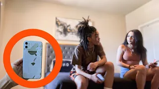 ACCUSING MY GF OF CHEATING ON ME.. THEN BREAKING HER PHONE (PRANK)
