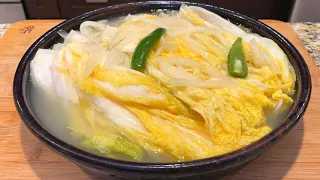 [Eng Sub]백김치가 이렇게 맛있을수가! 간단하고 손쉬운 레시피 !💛칼밥상#265
