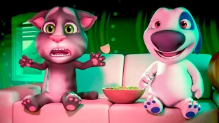 توم المتكلم 🐱 لا تخاف 👻 هالوين 2024 🎃 افلام كرتون