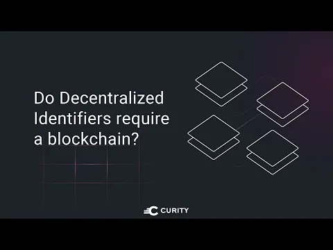 Do Decentralized Identifiers Require a Blockchain?