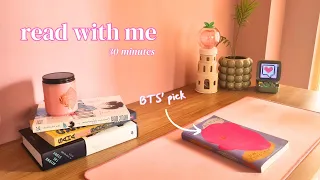Read with me ✮˚.⋆ | 30 minutes reading BTS’ favorite book “Almond” + cozy rain sounds #booktube #BTS