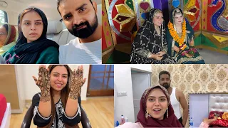 Back to sasural | Mehendi and baraat of a friend | vlog