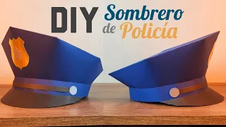 Cómo hacer un Sombrero de Policía con Papel tutorial fácil y rápido - Momuscraft