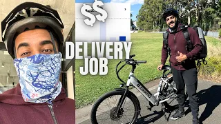UBER EATS ON ELECTRIC CYCLE | PER HOUR PAY