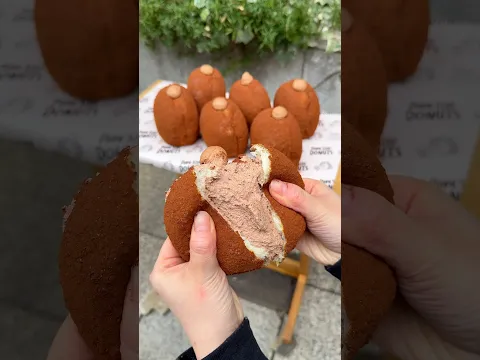 Fried Chocolate Donuts🍫