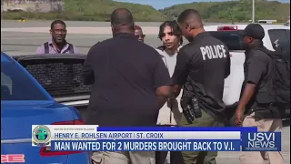 Suspect in 2 Murders on St. Croix Extradited Back to Territory