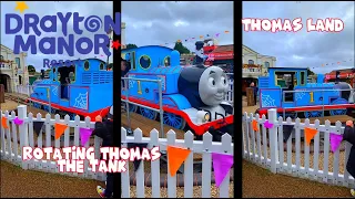 THEME PARKS - ROTATING THOMAS THE TANK LOCOMOTIVE AT THOMAS LAND Drayton Manor Resort