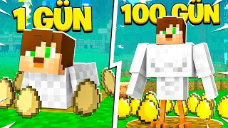 Minecraft, 100 GÜN BOYUNCA TAVUK OLARAK YAŞADIM
