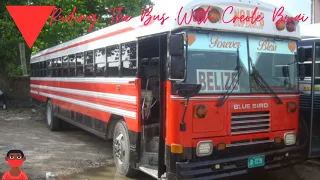 Let's take a ride in the City bus. #belize #travel #kriol #busride #tour #creole #caribbean